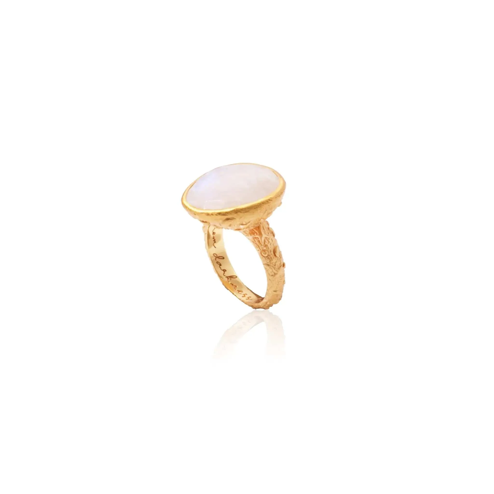 From Darkness to Light Ring • Moonstone