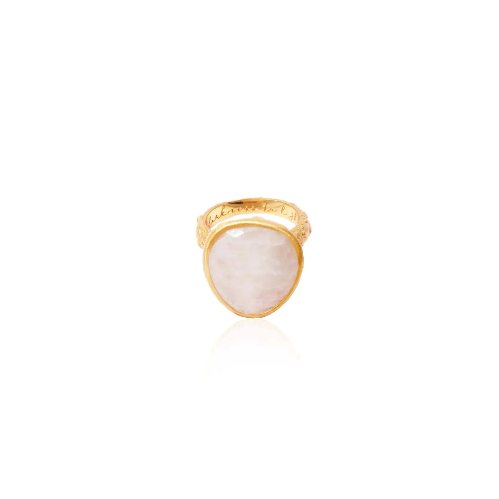 From Darkness to Light Ring • Moonstone