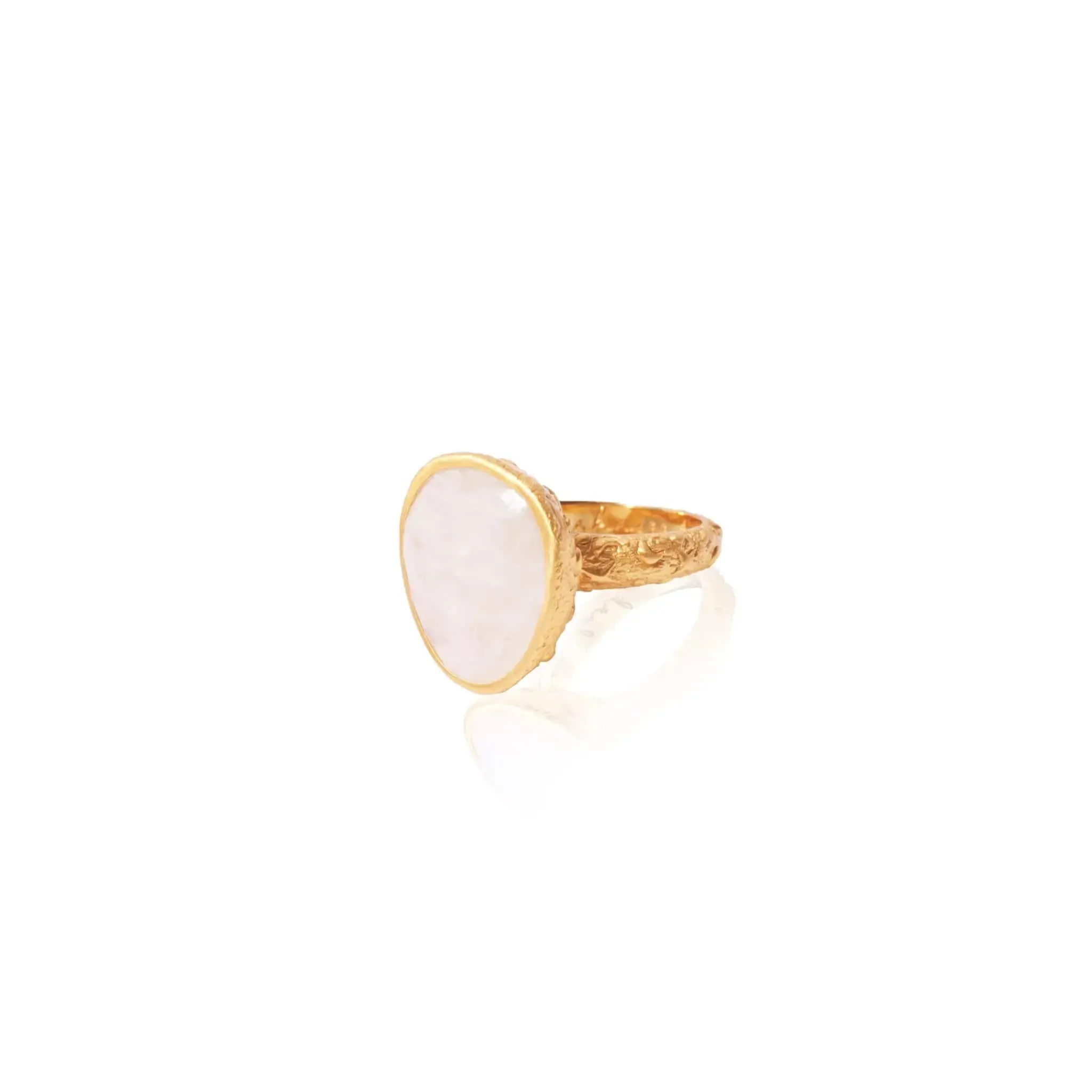 From Darkness to Light Ring • Moonstone