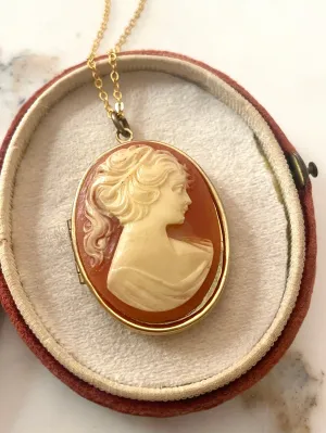 Gibson Girl Cameo Locket