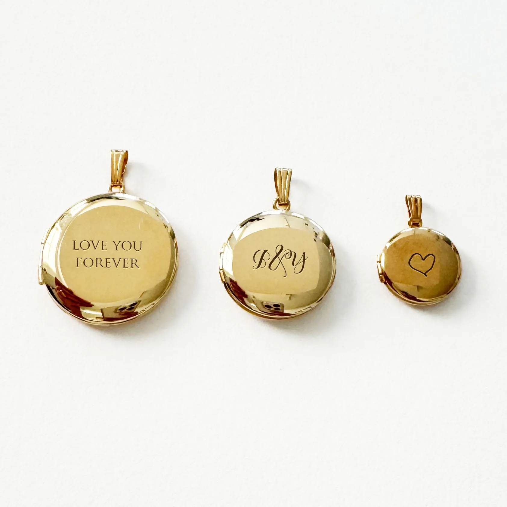 Gold Filled Medium Silhouette Locket