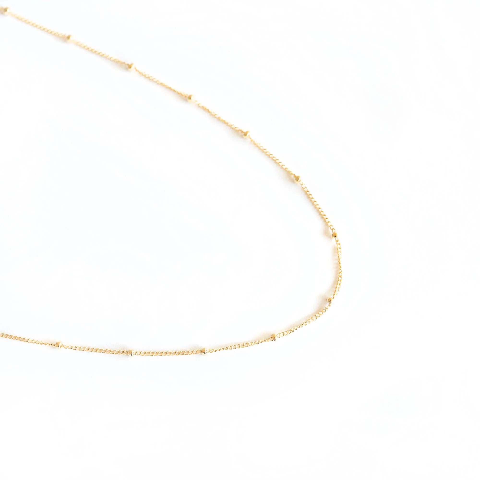 Gold Filled Satellite Necklace