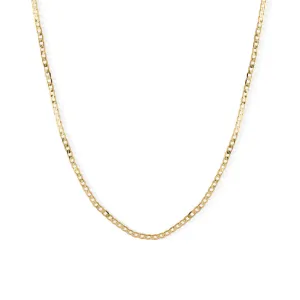 Gold Flat Cuban Chain