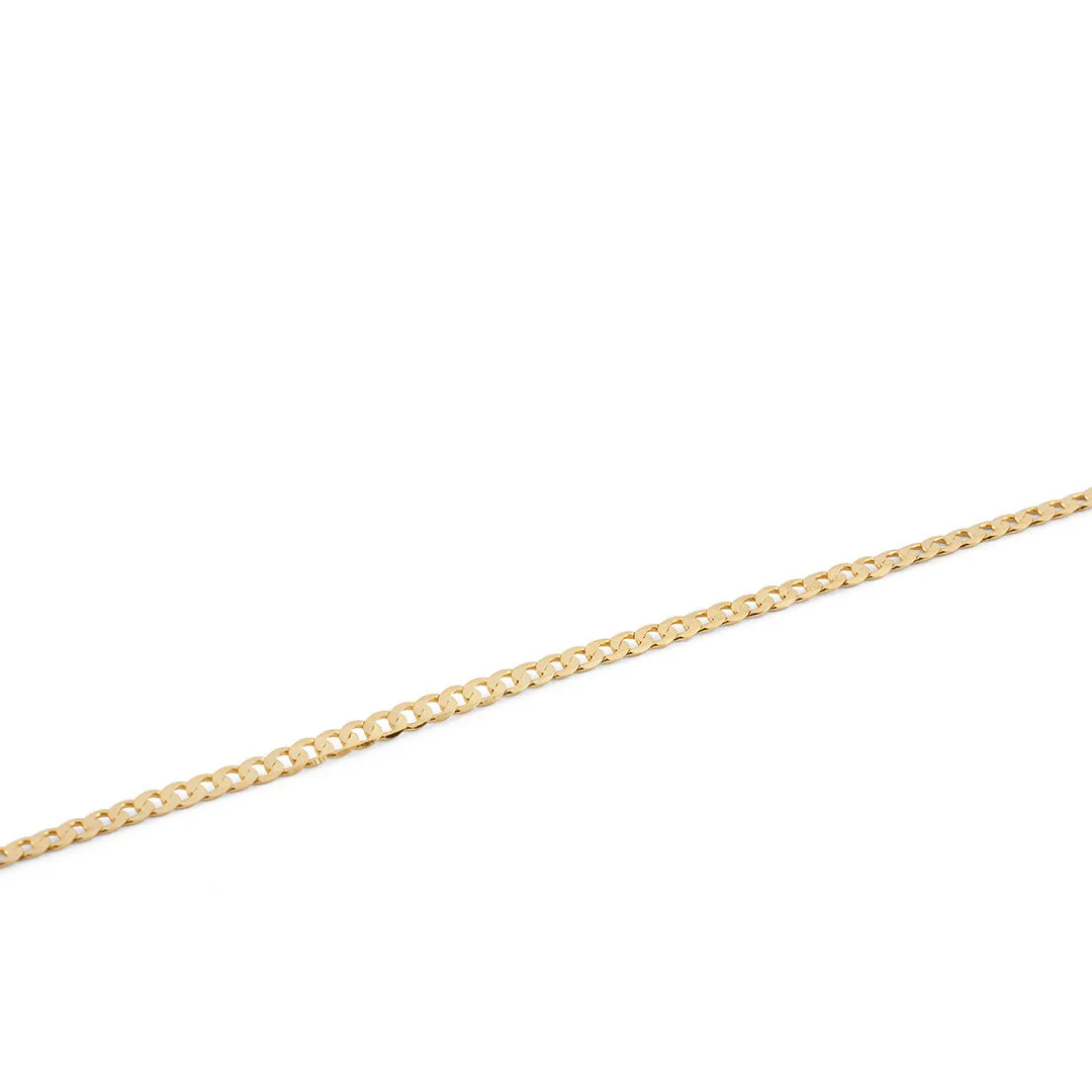 Gold Flat Cuban Chain