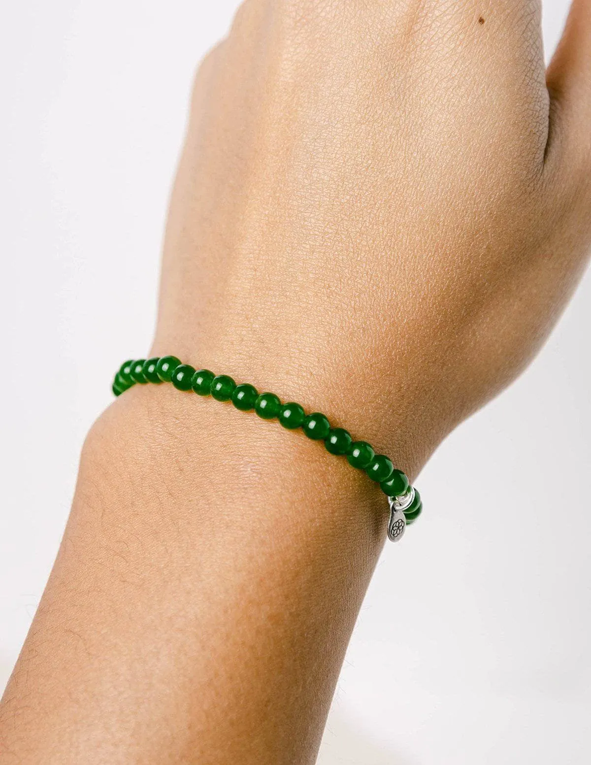 Green Jade Mini Gemstone Bracelet