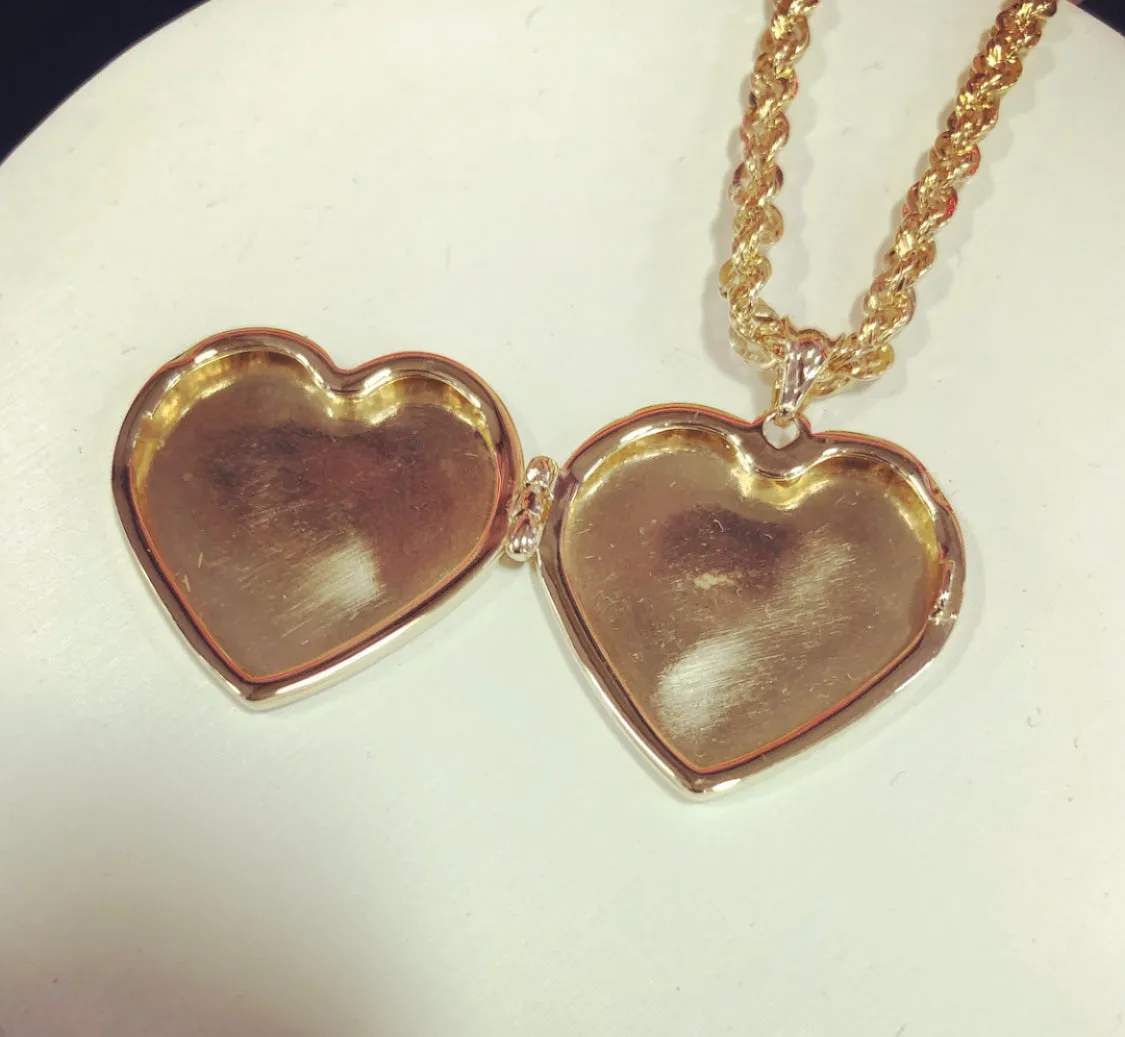 Heart locket with chain