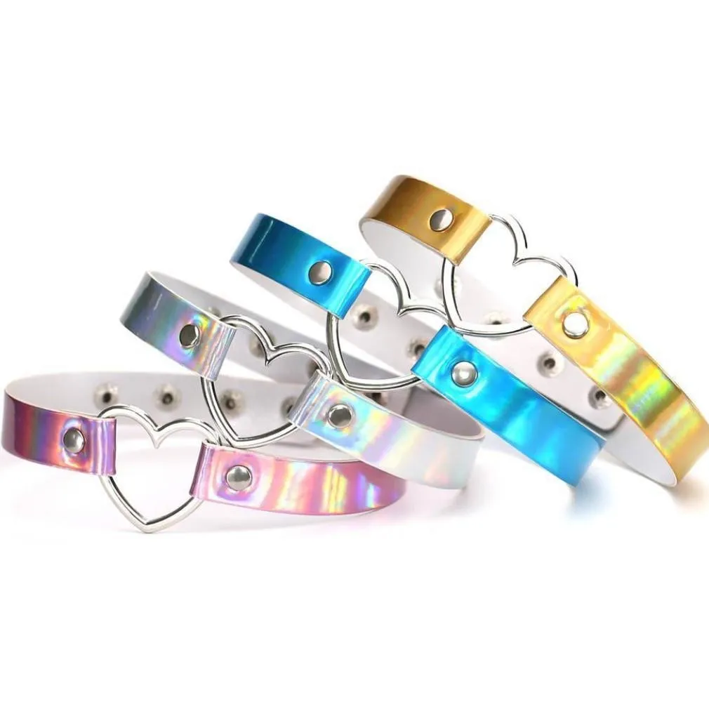 Holographic Heart Collar