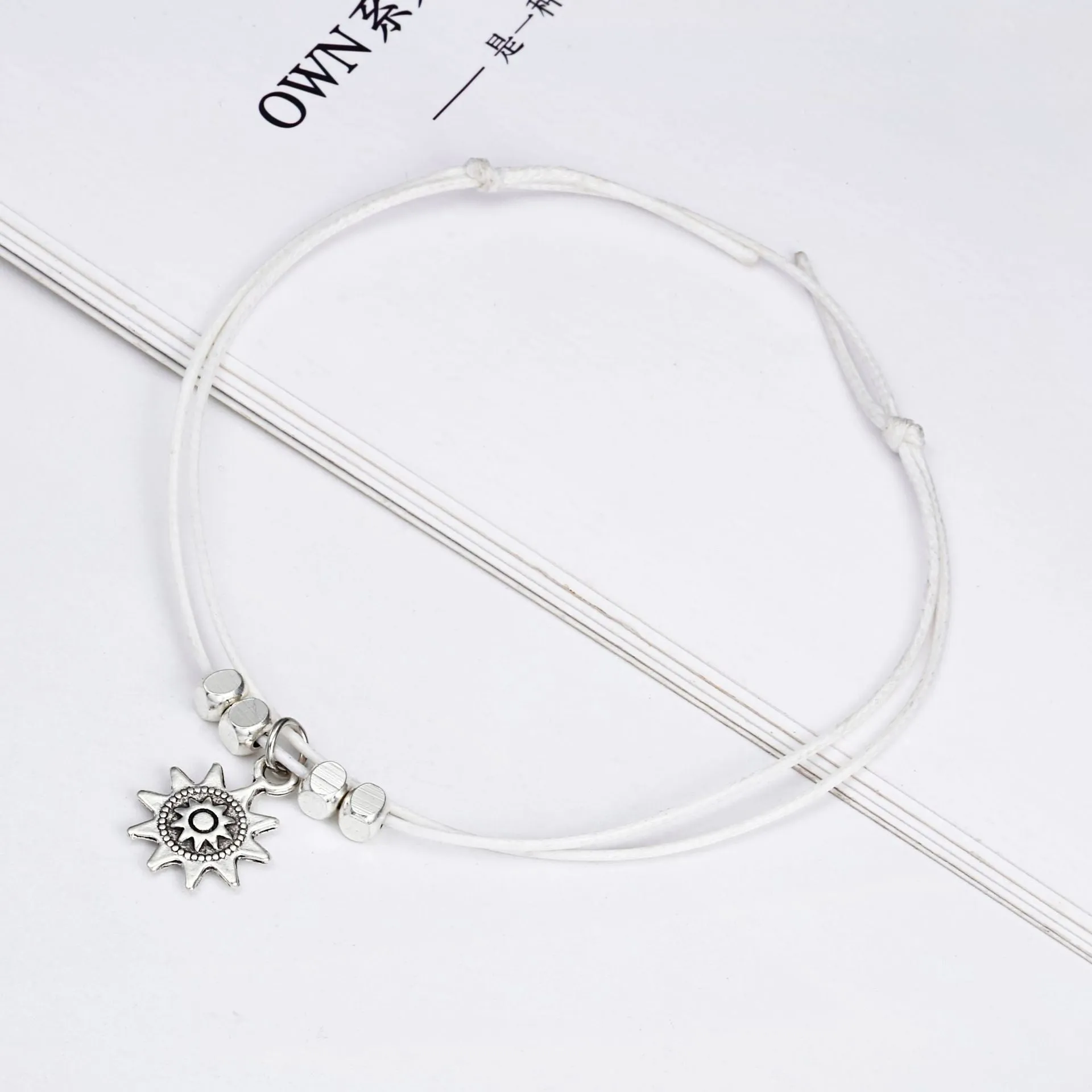 Hot-Selling Popular Foot Jewelry In Europe And America, Sun Elephant Multilayer Retro Fashion Lady Anklet, Alloy Anklet Wholesale