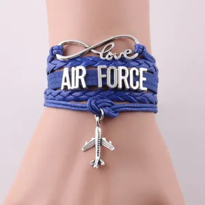 Infinity Love AIR FORCE Bracelet