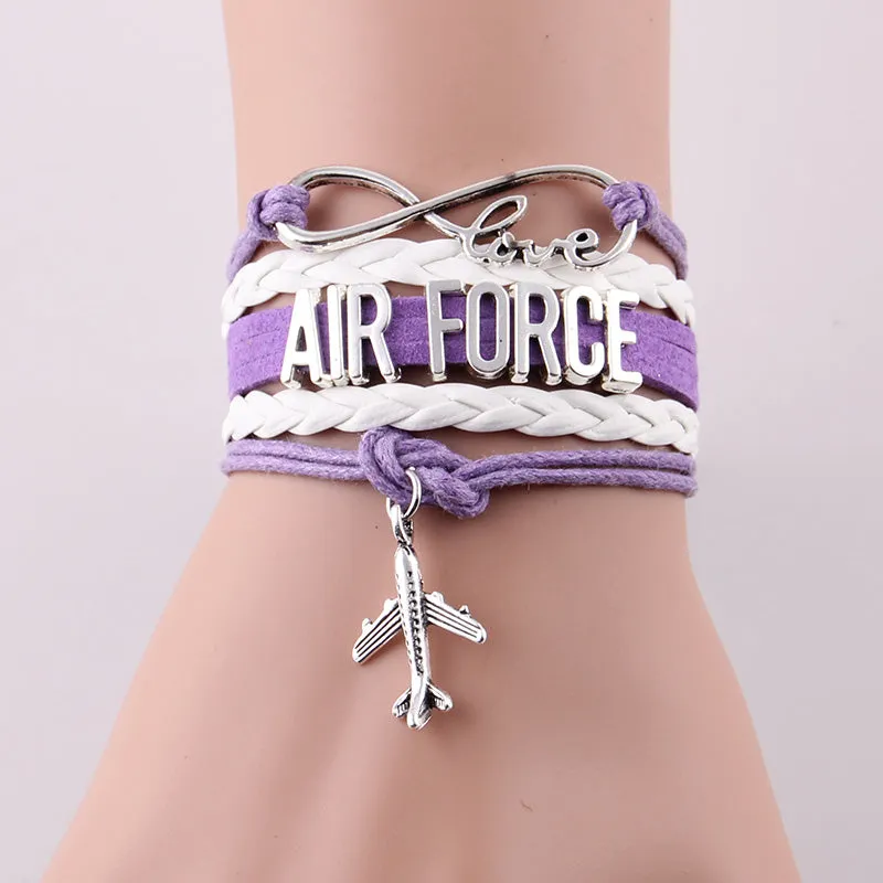 Infinity Love AIR FORCE Bracelet