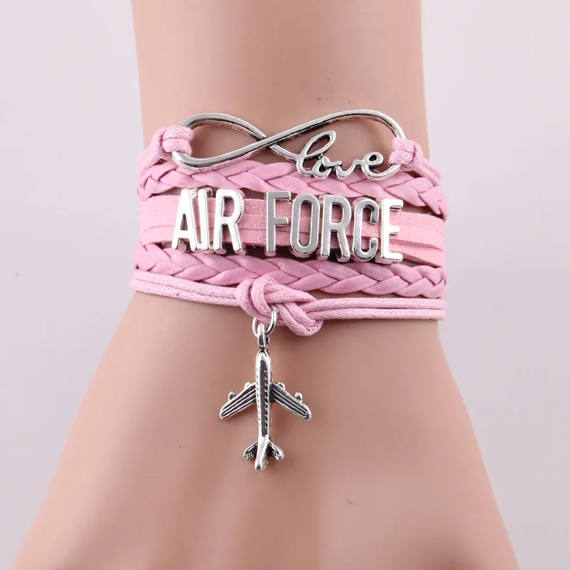 Infinity Love AIR FORCE Bracelet