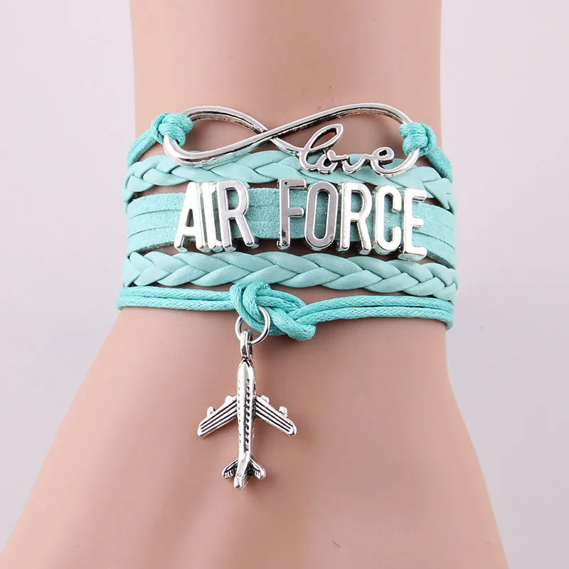 Infinity Love AIR FORCE Bracelet