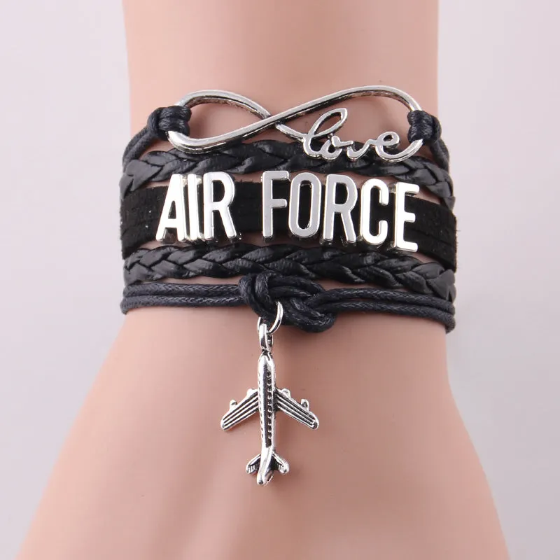 Infinity Love AIR FORCE Bracelet