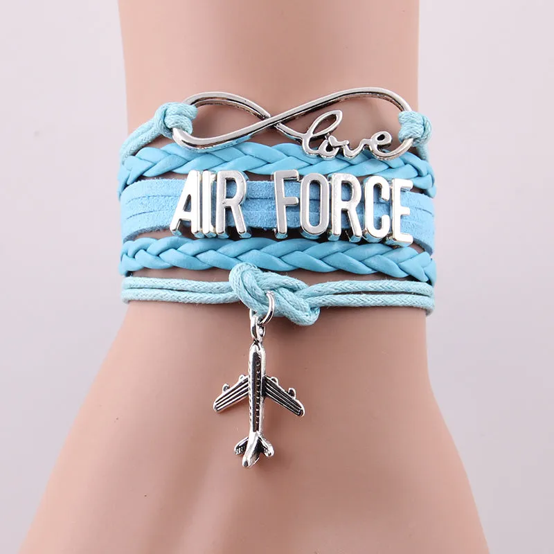 Infinity Love AIR FORCE Bracelet