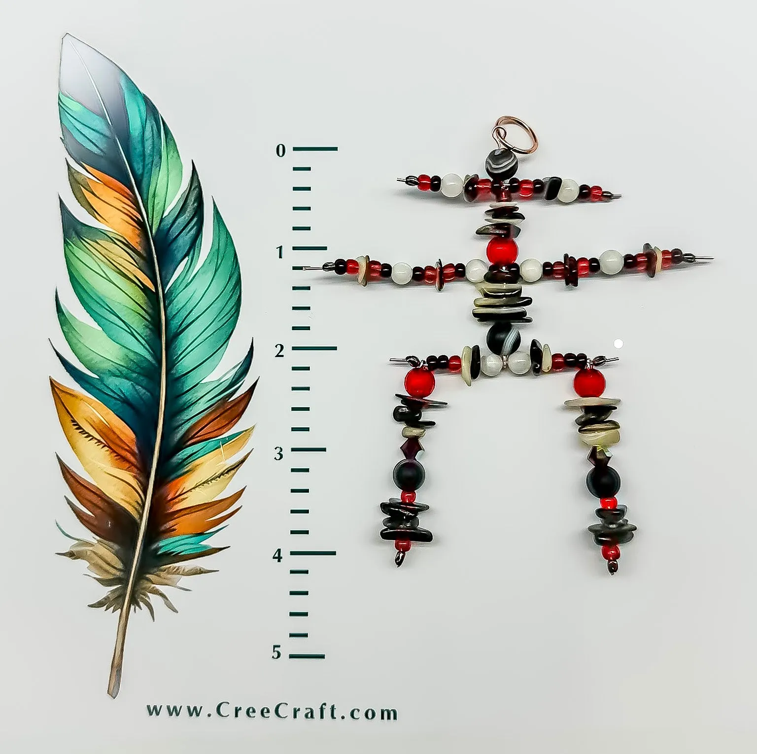 Inukshuk - Beaded Ornament