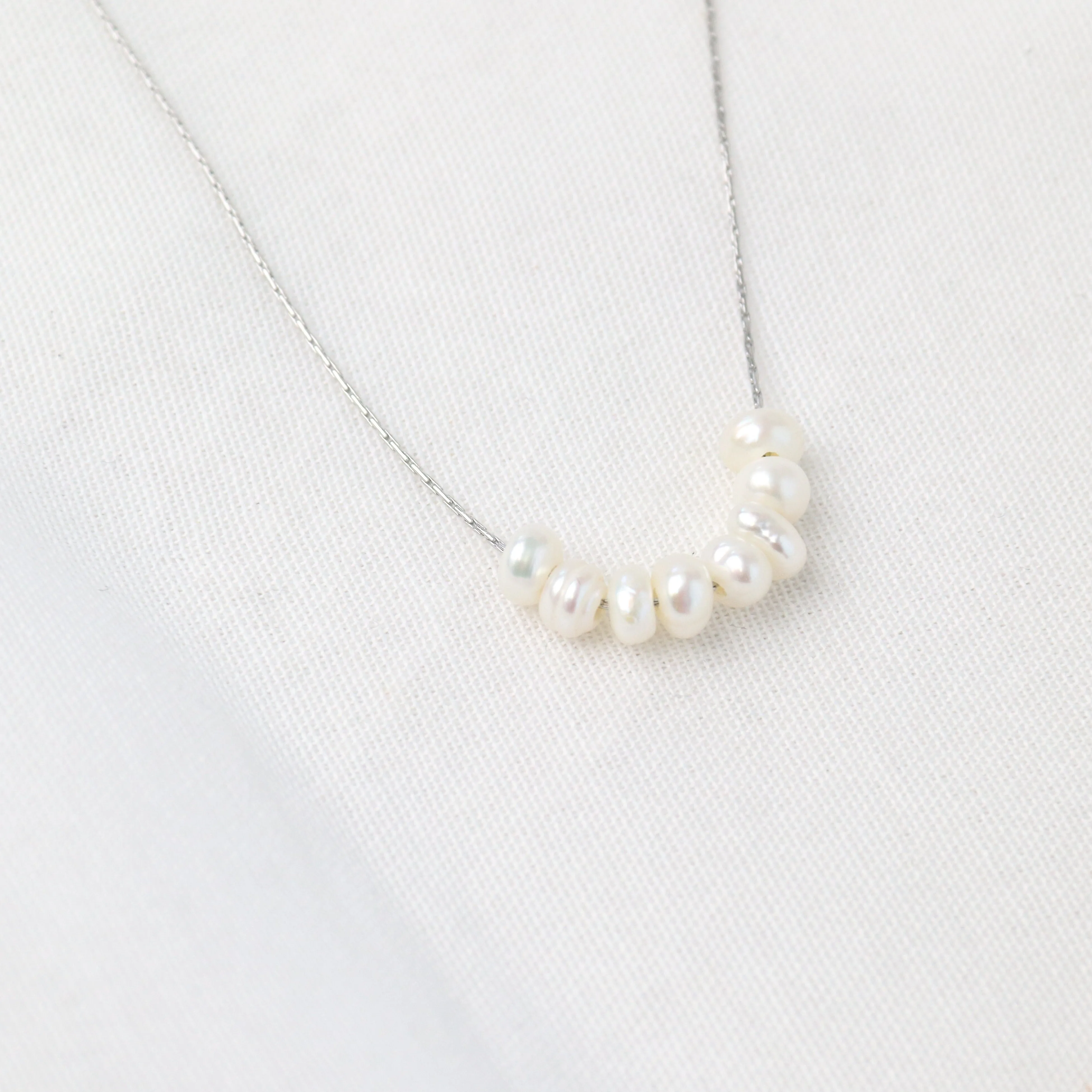 Izzy | Freshwater Pearl Gold Necklace