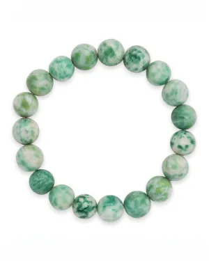 Jade Beaded Stretch Bracelet