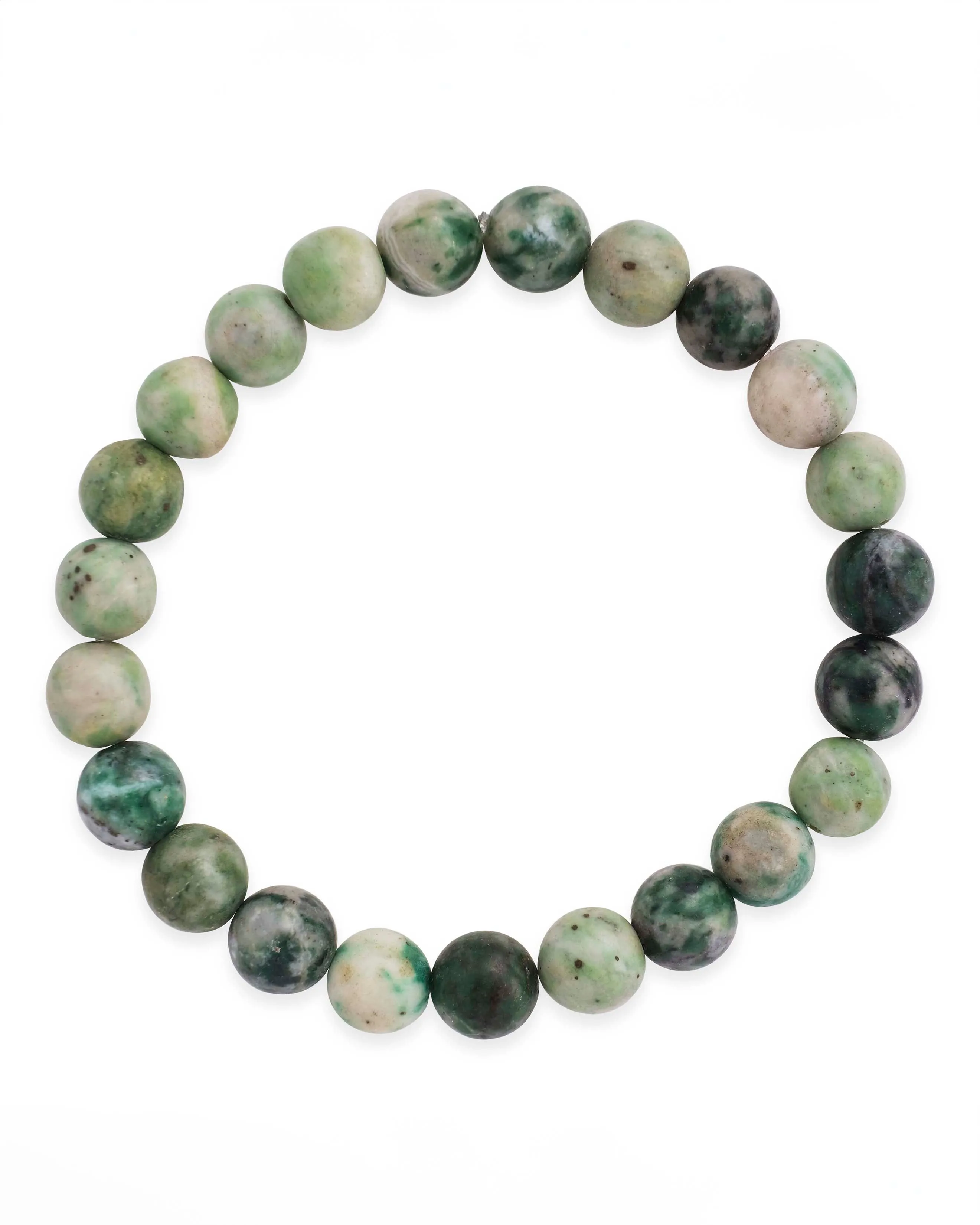 Jade Beaded Stretch Bracelet