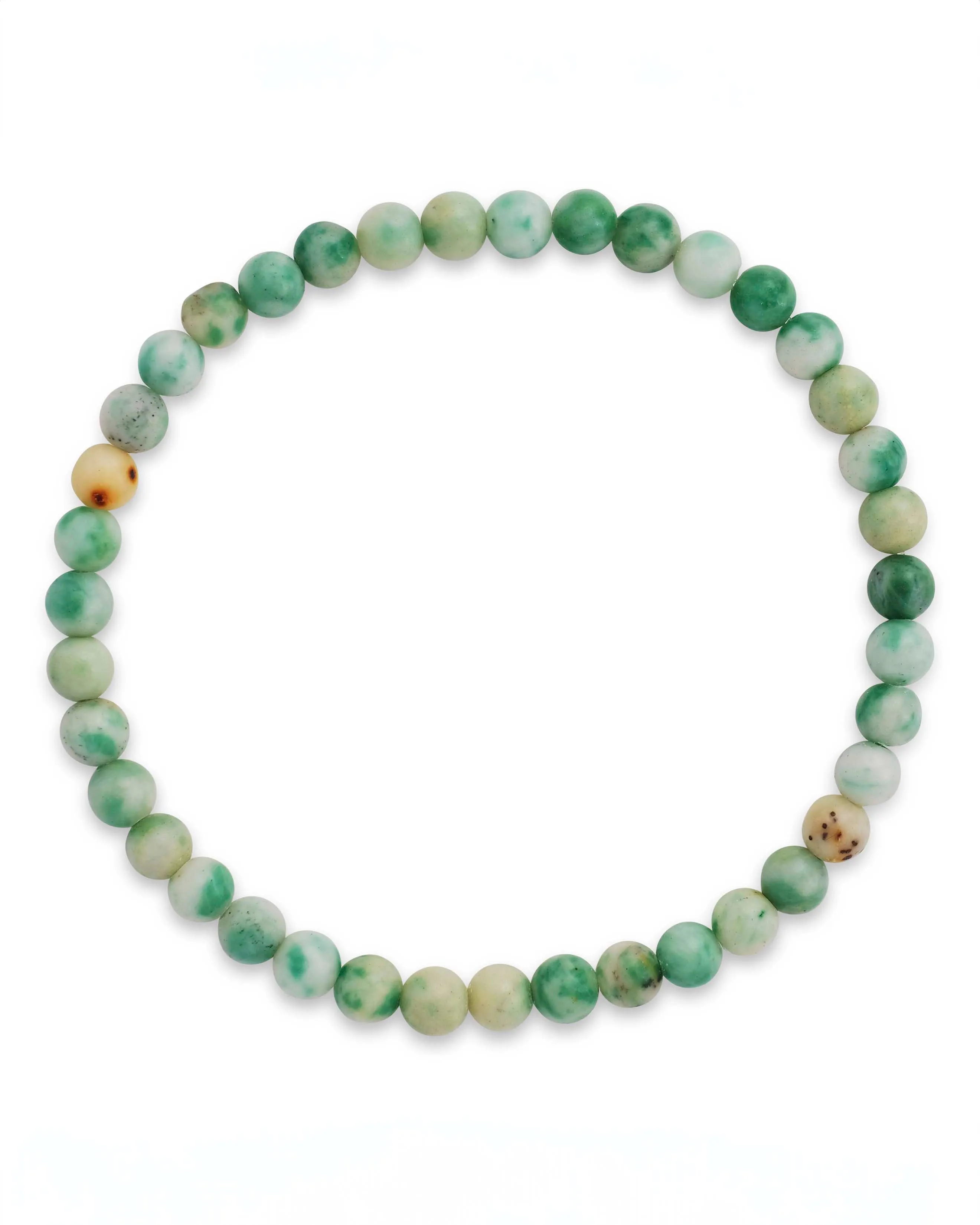 Jade Beaded Stretch Bracelet