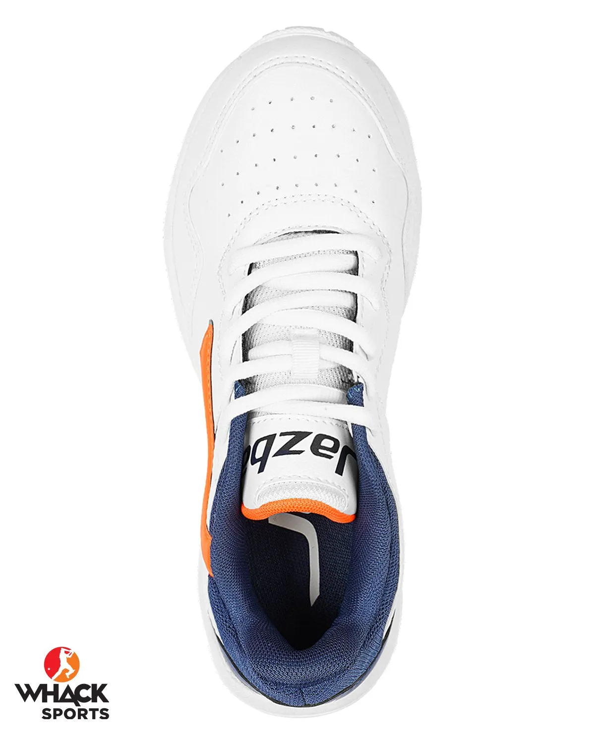 Jazba R1 Junior - Rubber Cricket Shoes - Navy/Orange