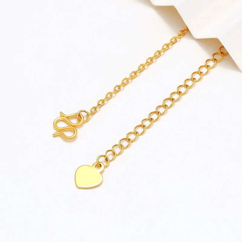 Jewelry Foreign Trade Cross-Border Alloy Smooth Small Square Necklace Women's Niche Design Light Luxurious Geometric Clavicle Chain