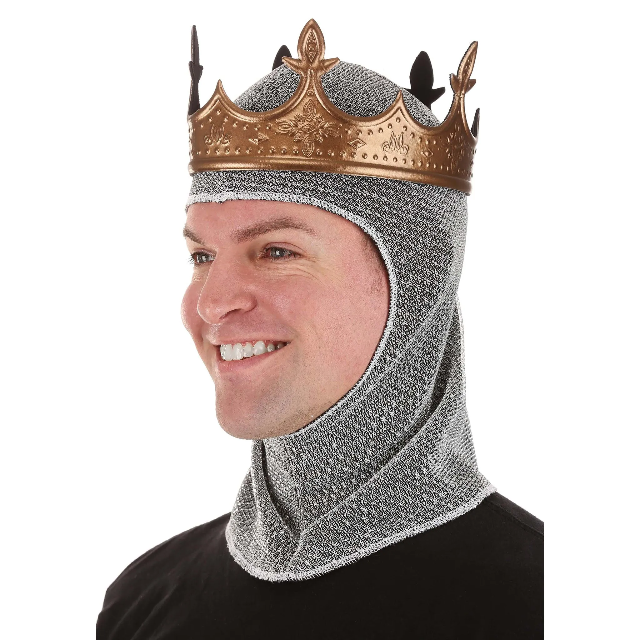 King Arthur Crown with Hood