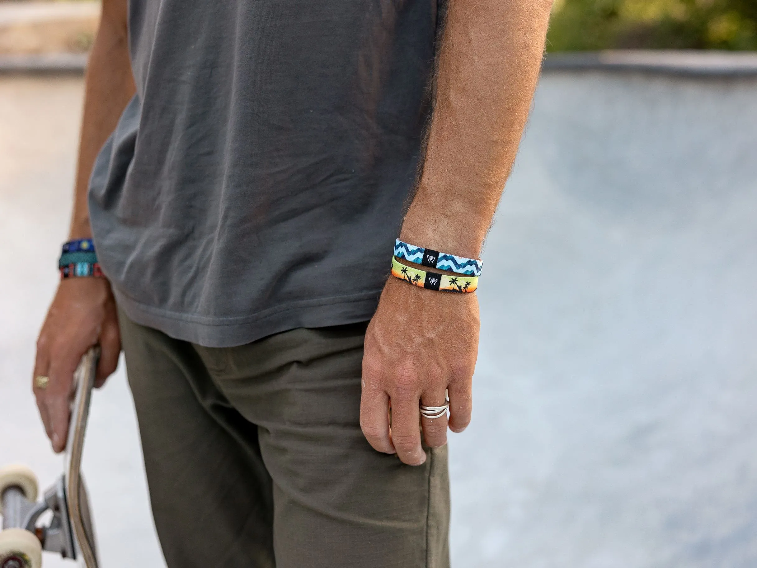 Kona Khaki Wristband Bracelet