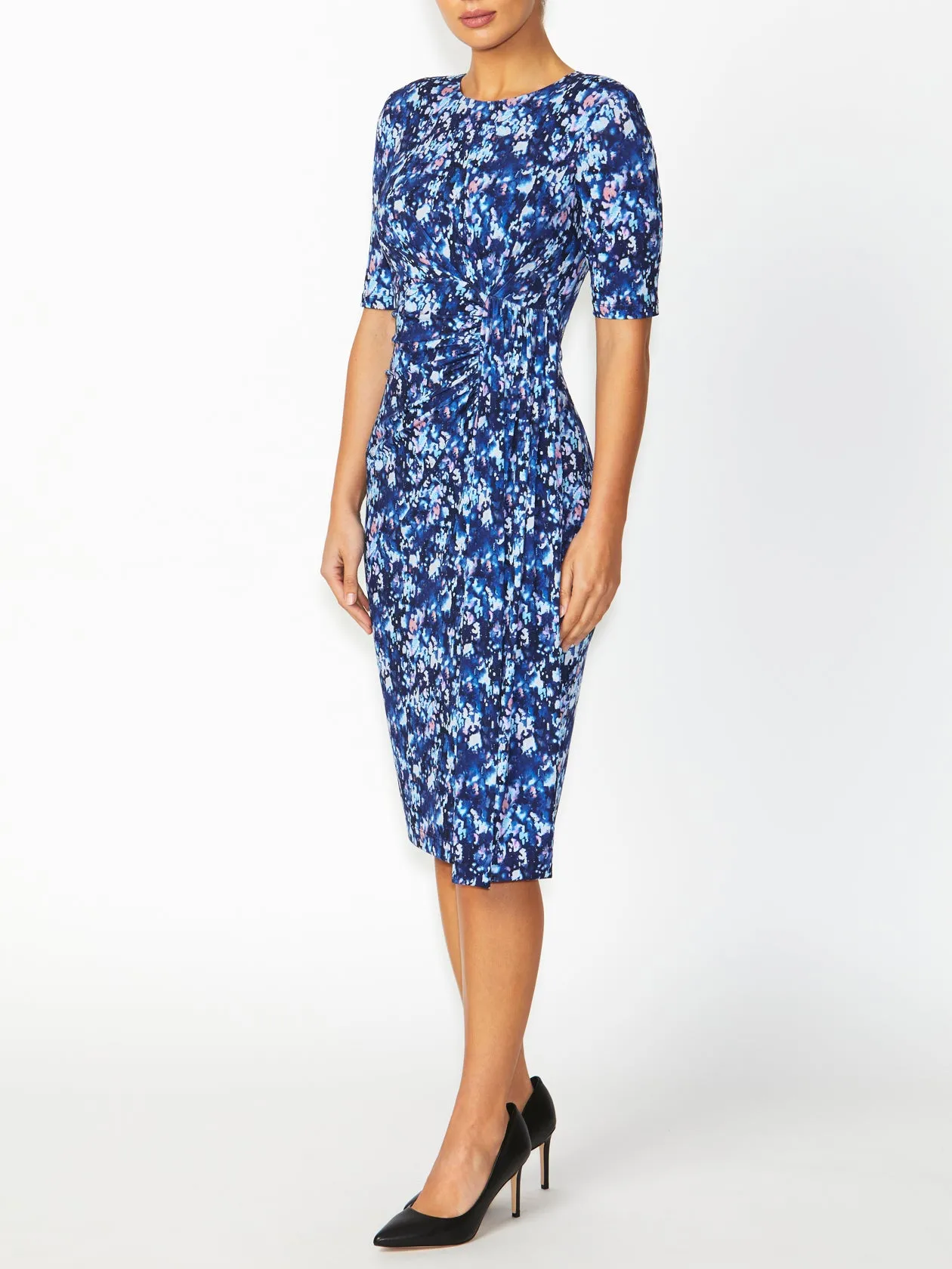 Londyn Blue Opal Jersey Dress