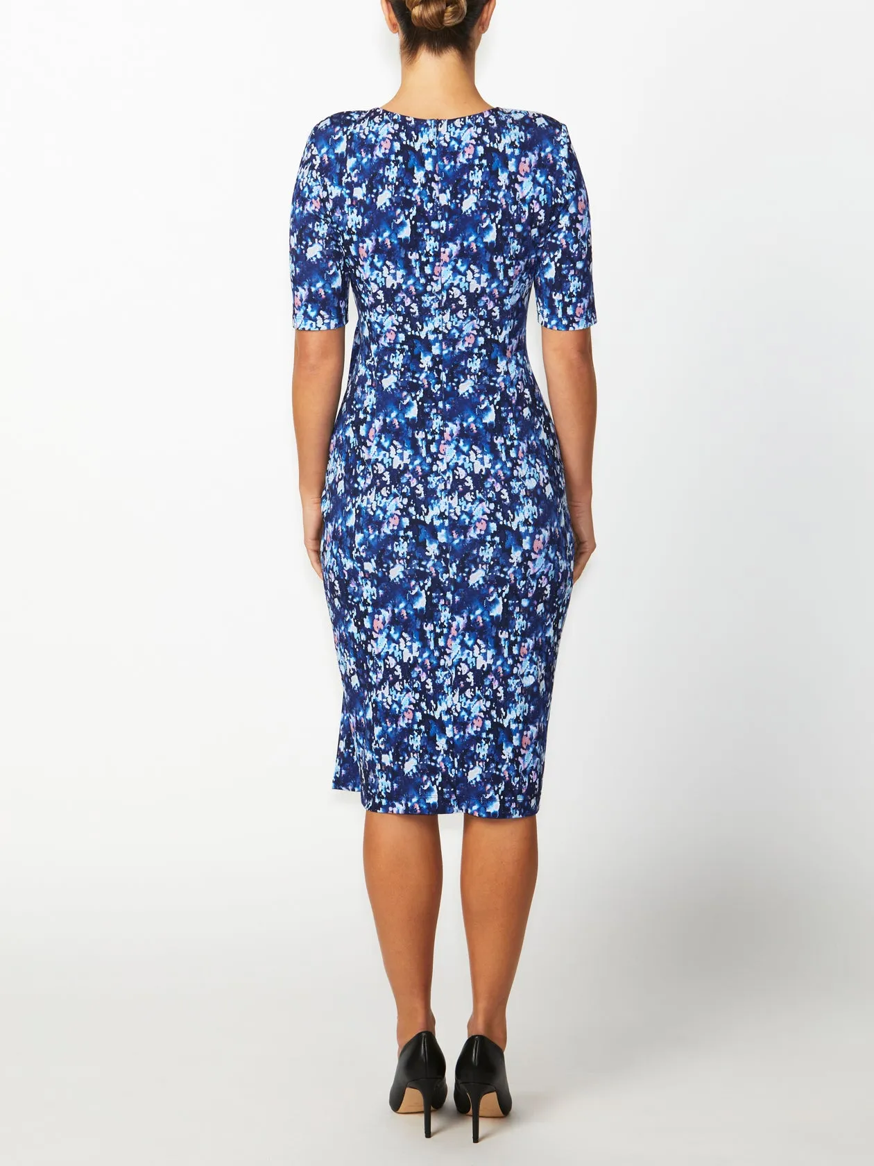 Londyn Blue Opal Jersey Dress