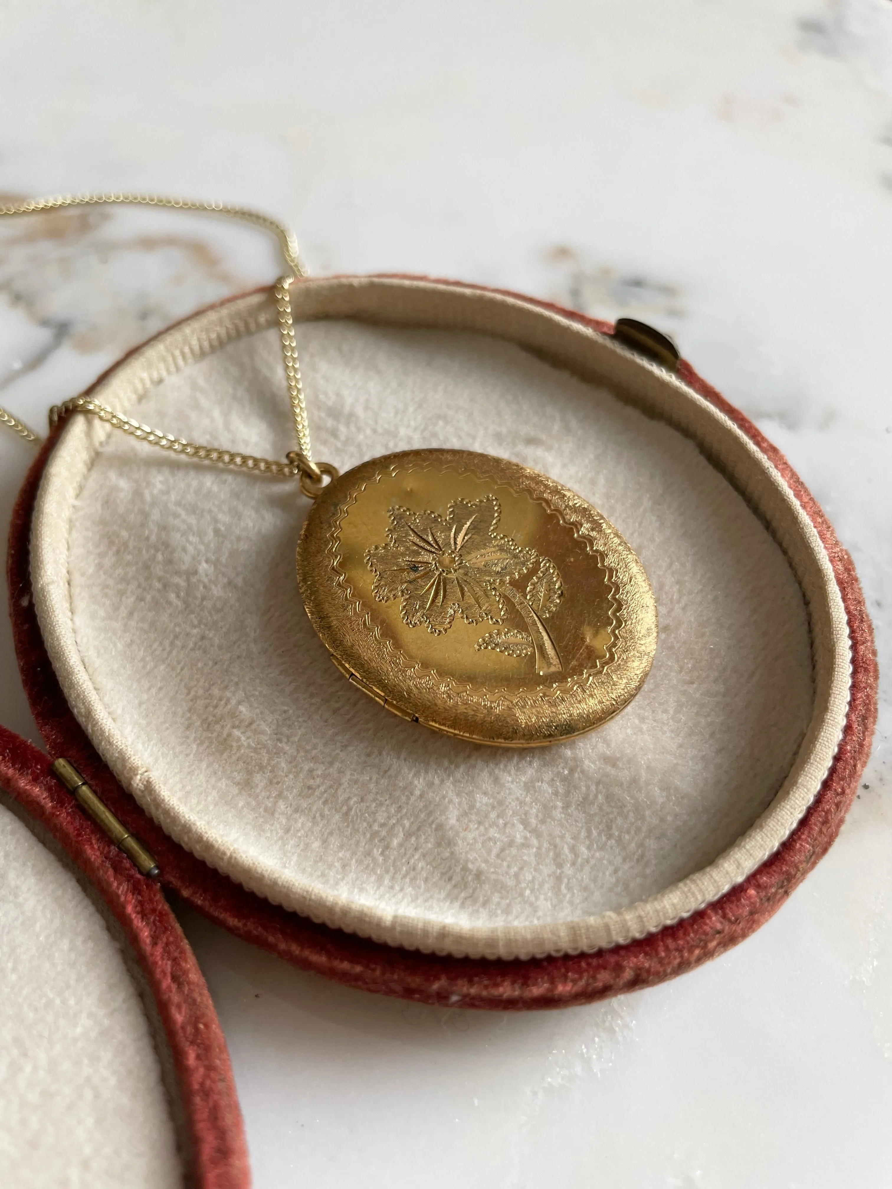 Lone Crocosmia Locket