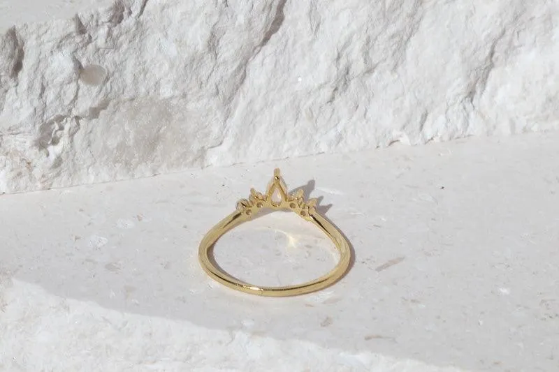 Lotus Crown Ring