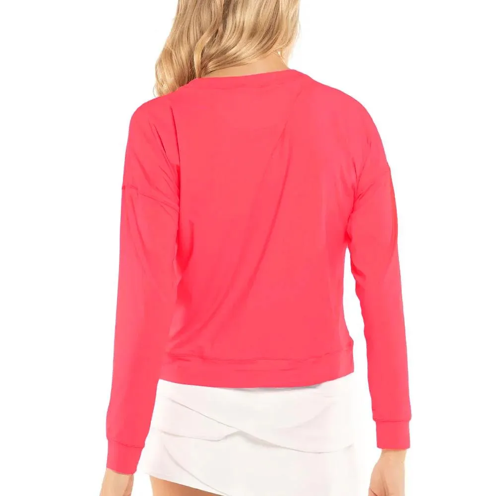 Lucky in Love Women's Essentials Hype Longsleeve - Coral Crush