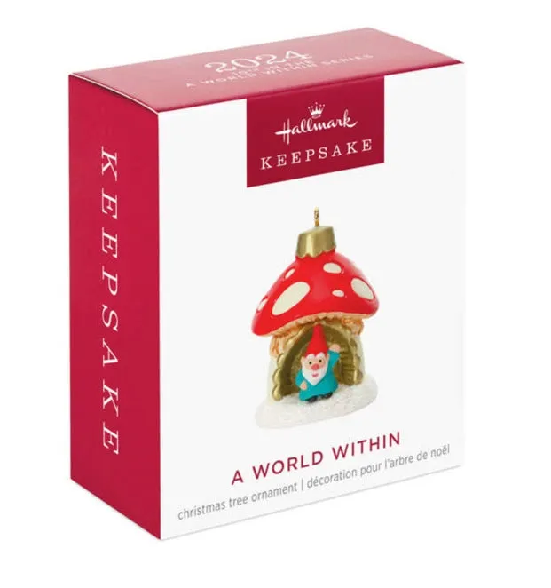 Mini A World Within Ornament, 1.46"