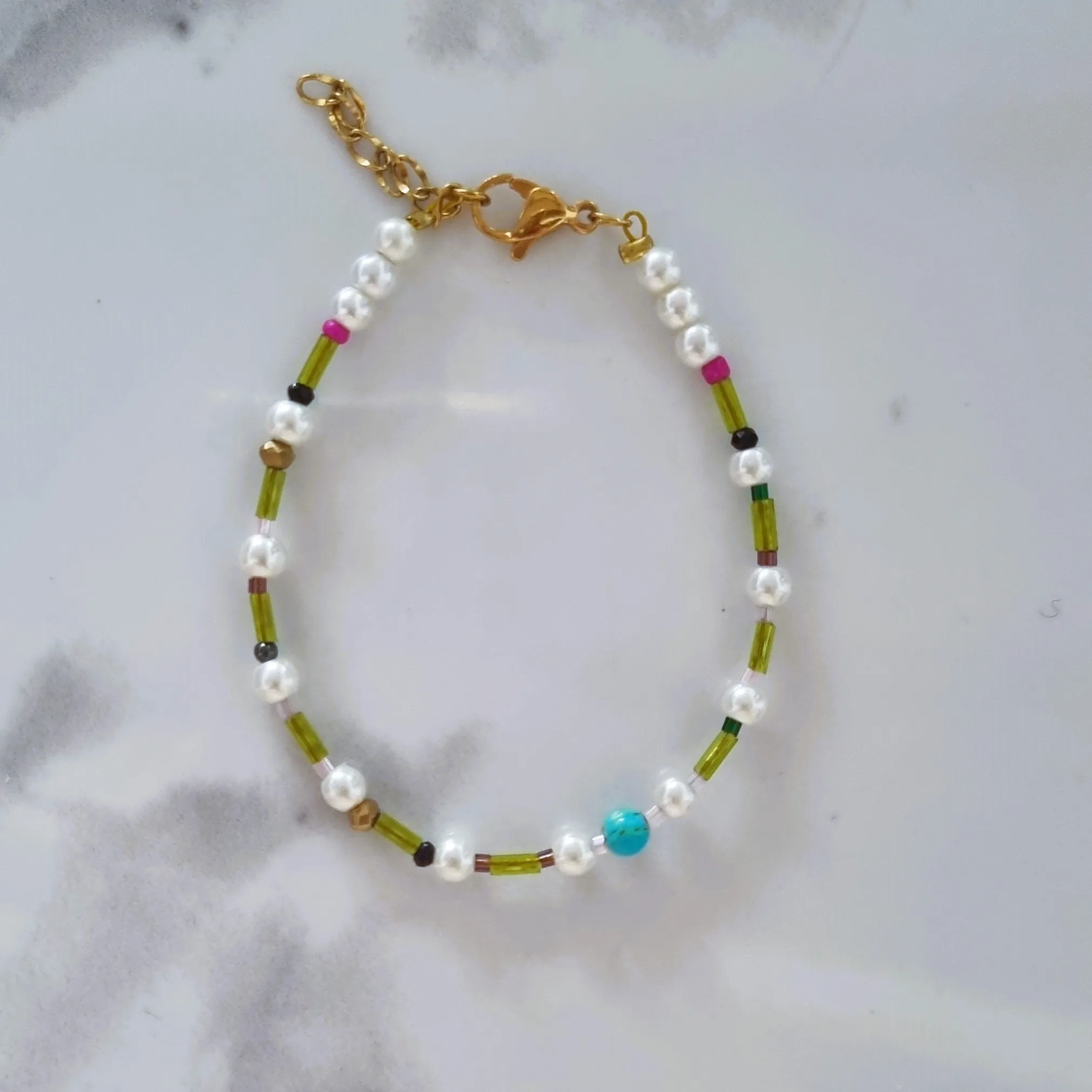 Mix pearly bracelet