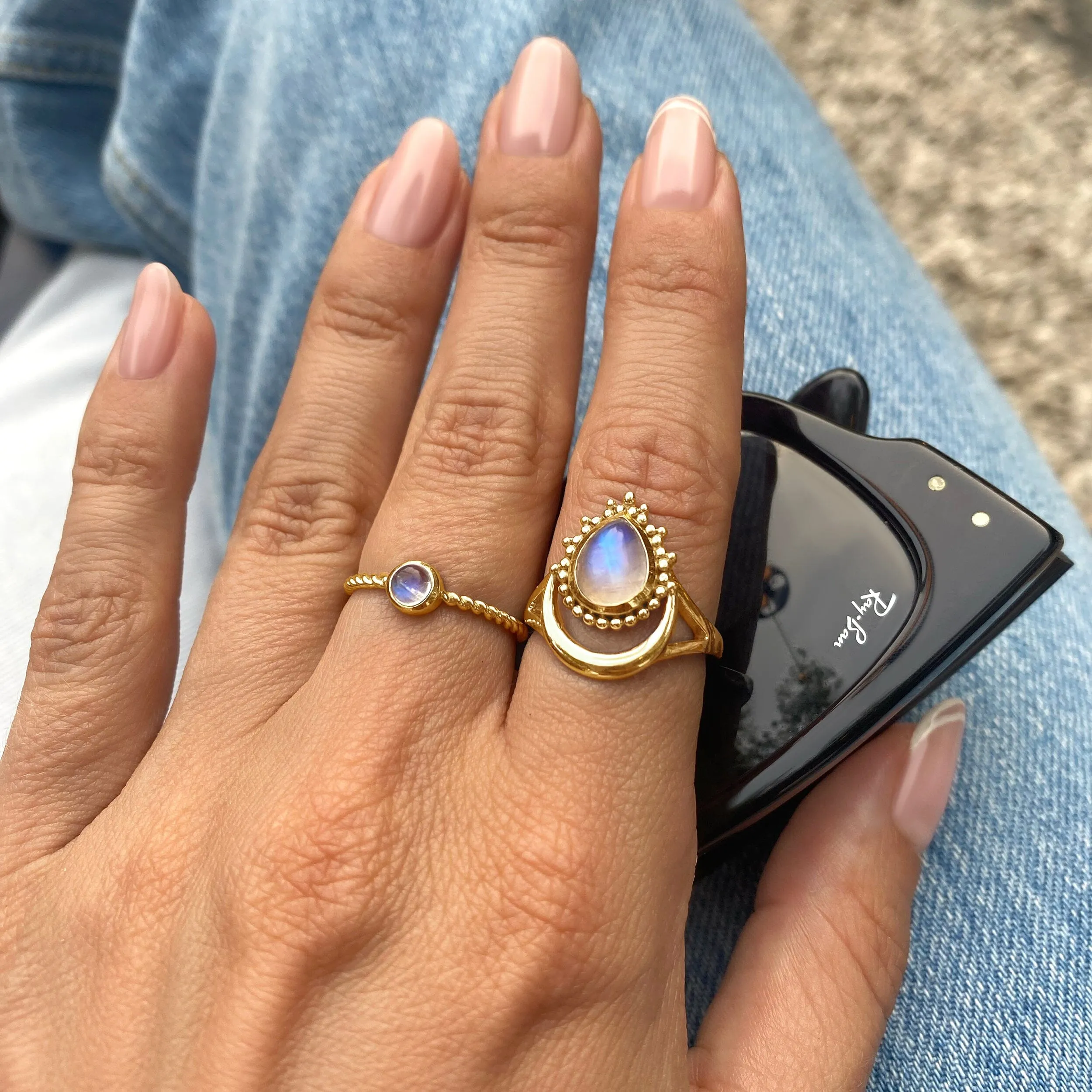 Moonstone Ring - Mystic Moon