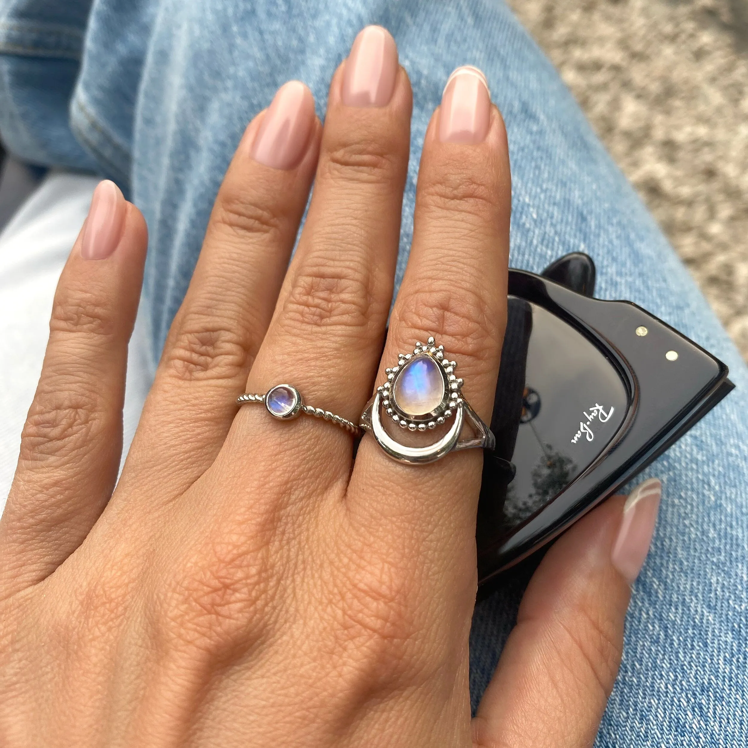 Moonstone Ring - Mystic Moon