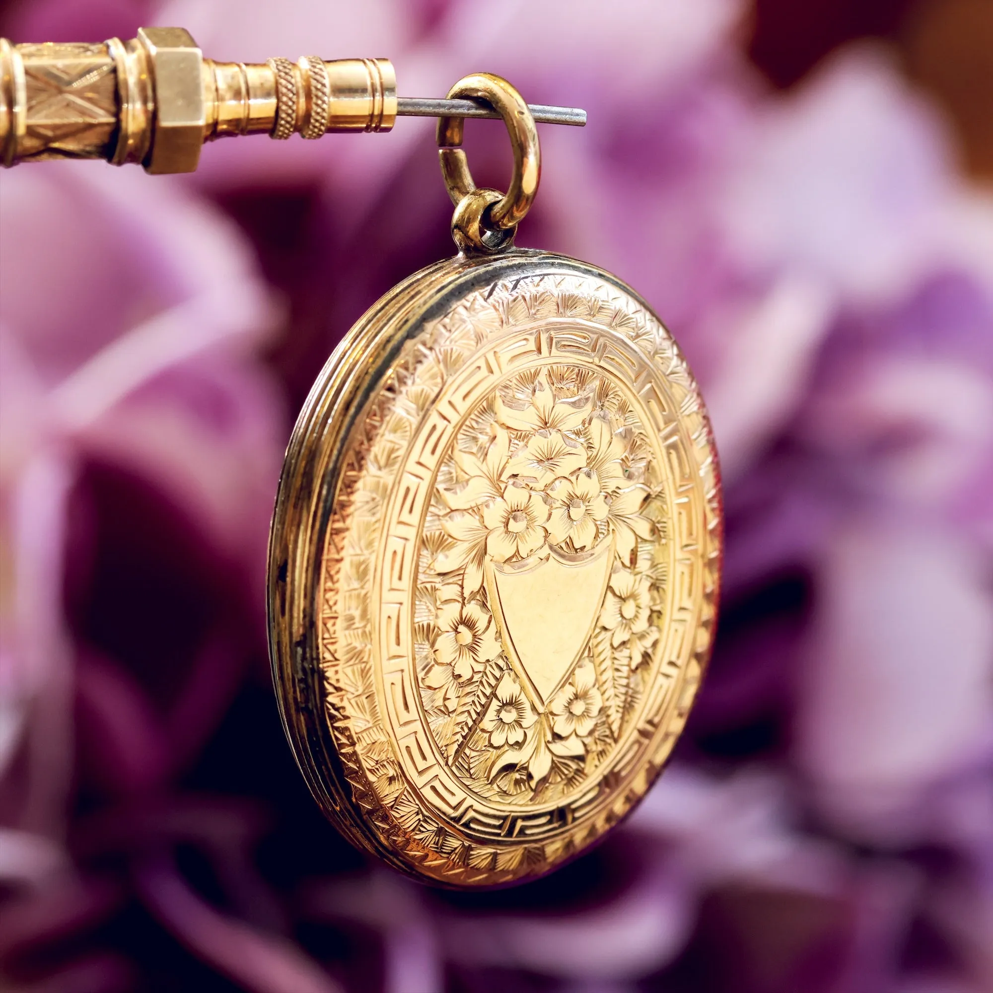 Much Adored Antique Roses Victorian Locket