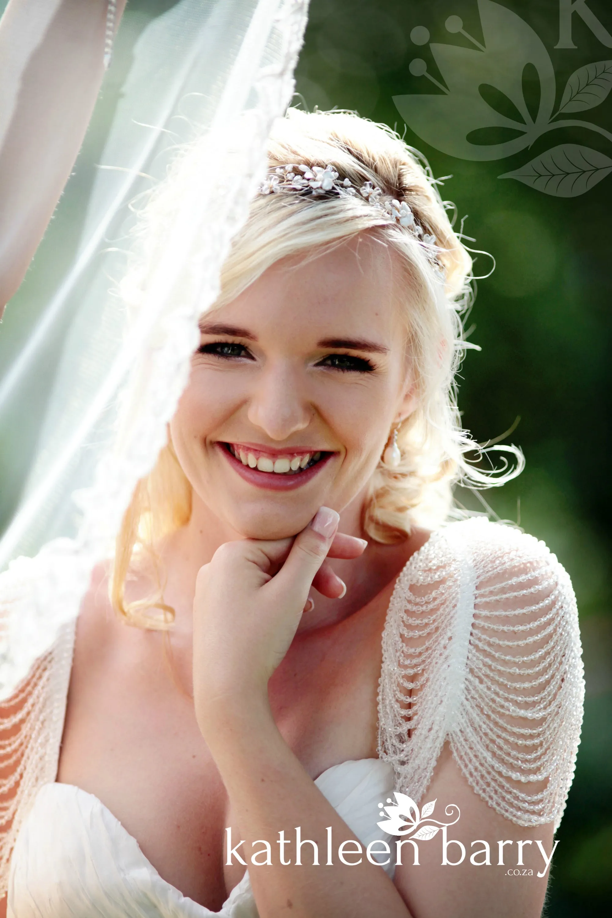 Naomi Wreath Bridal hair vine, crystals, pearls flower wreath, silver & gold plated wirework