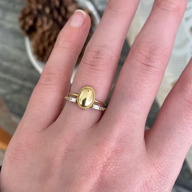 Oval Milli Ring