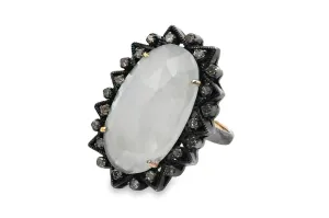 Oval Moonstone Ring