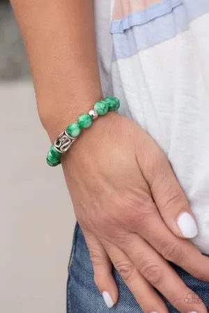 Paparazzi Bracelet ~ Soothes The Soul - Green