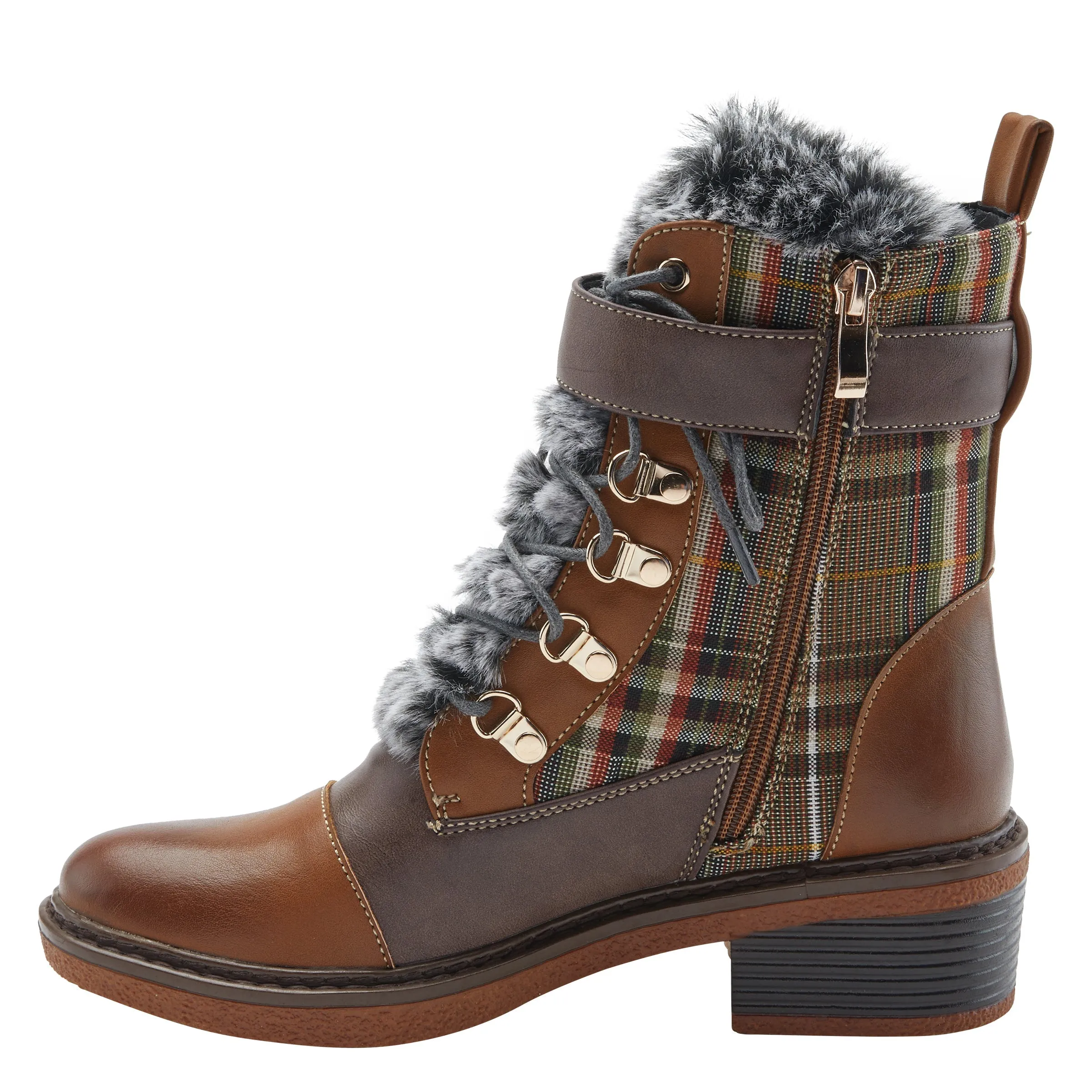 PATRIZIA HILVIA-PLAID BOOTIES