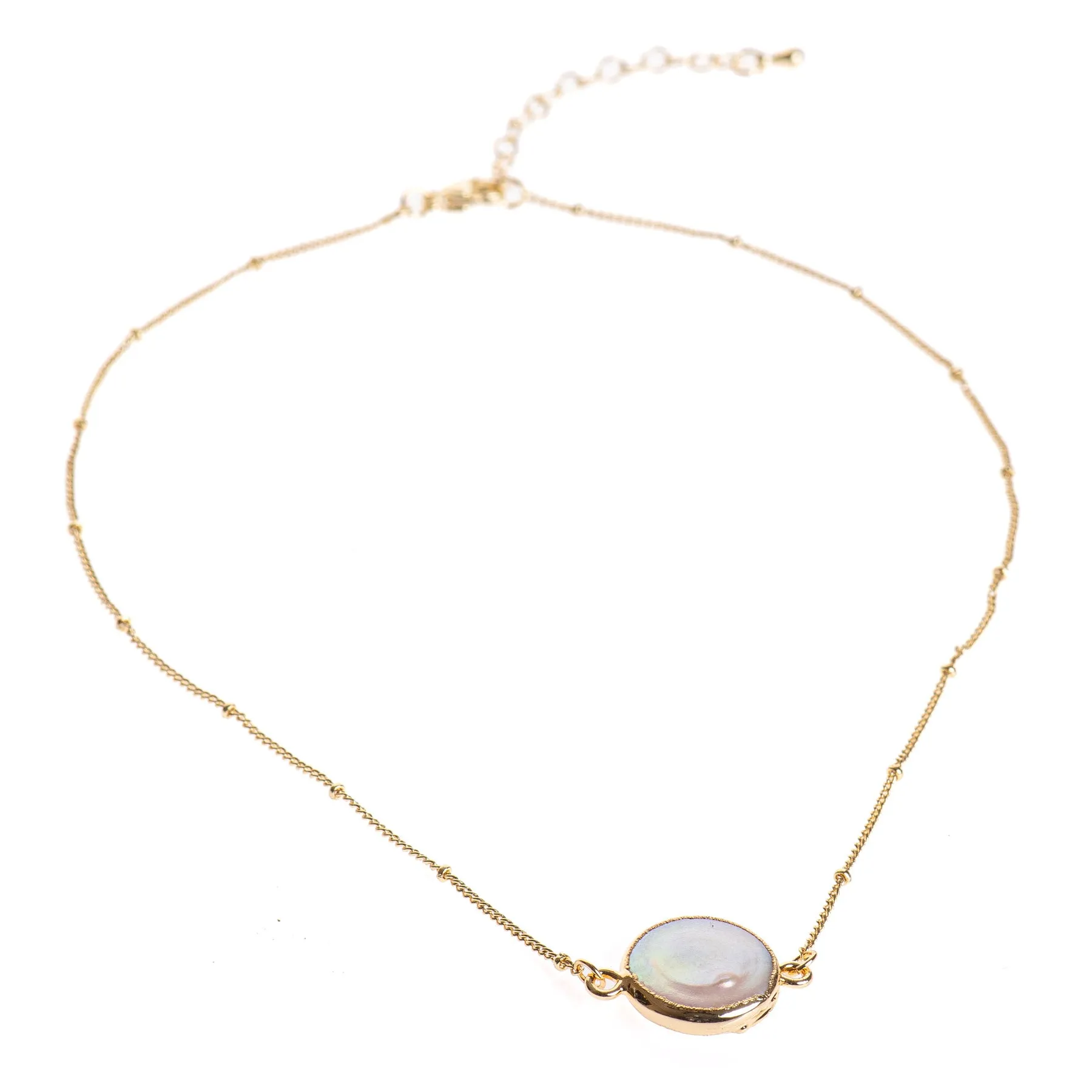 Pearl Coin Necklace