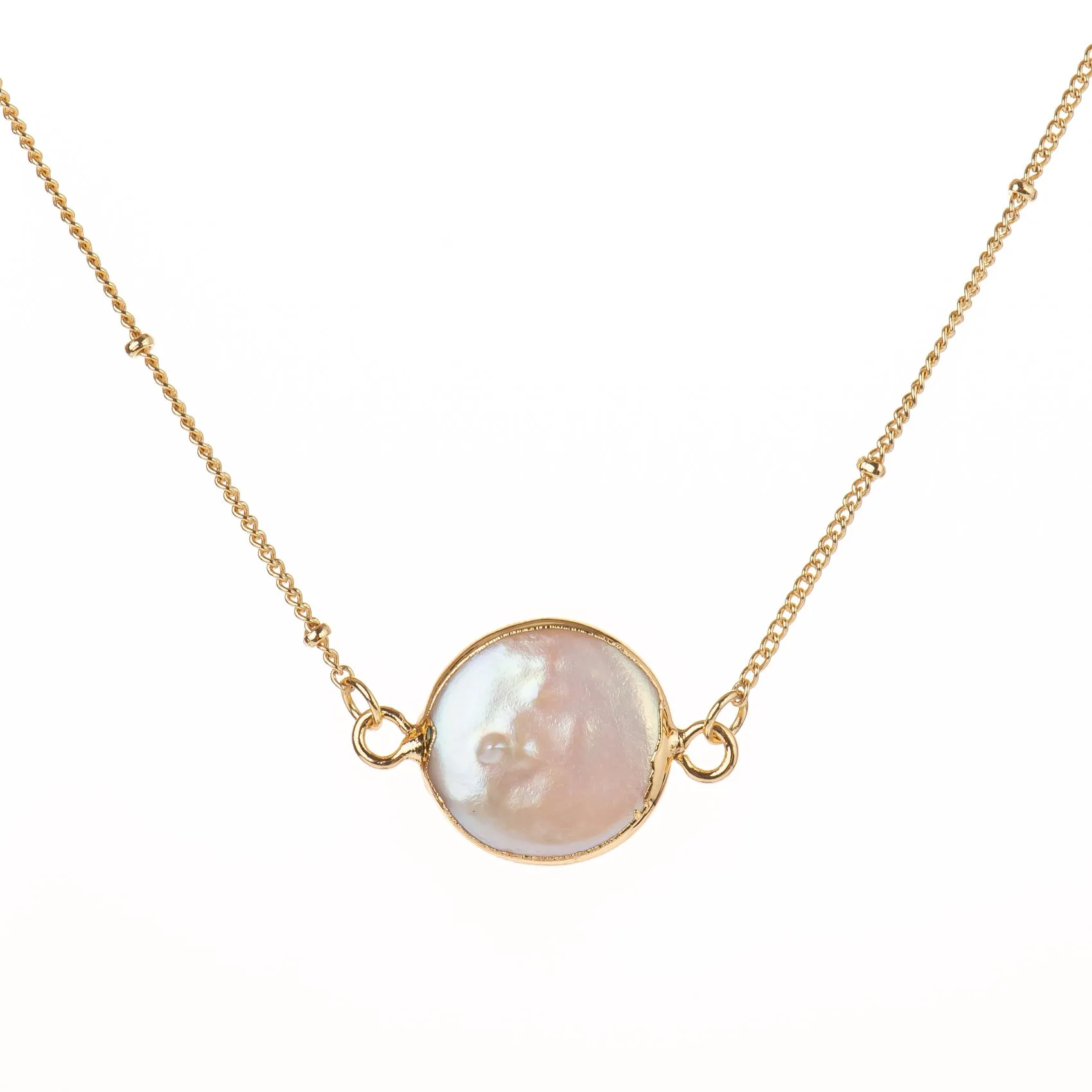 Pearl Coin Necklace