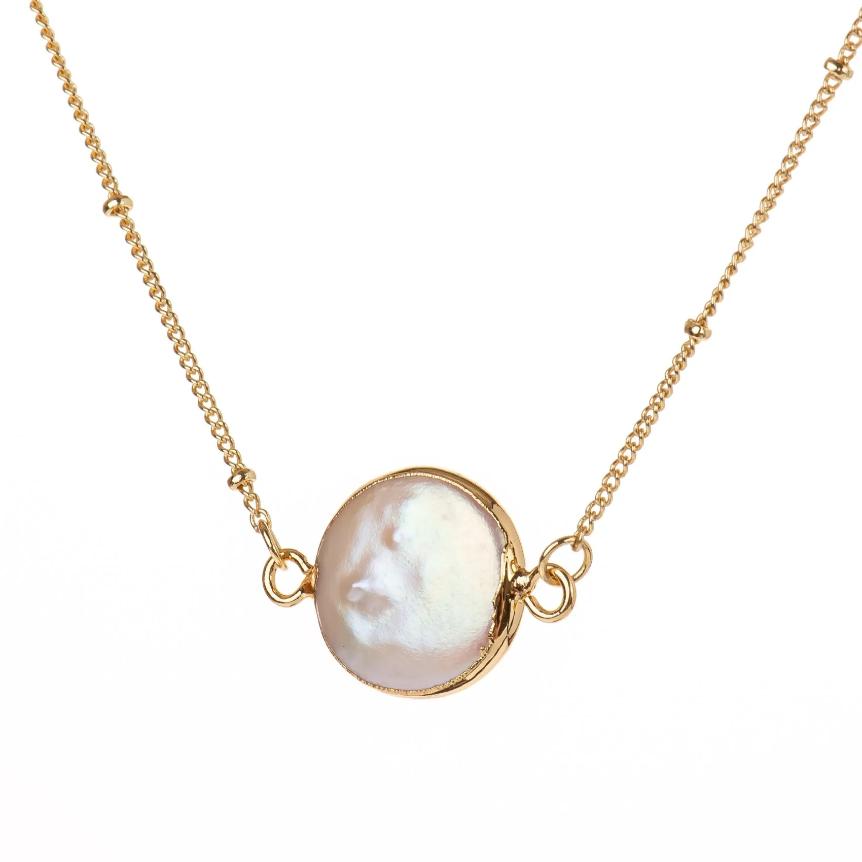 Pearl Coin Necklace