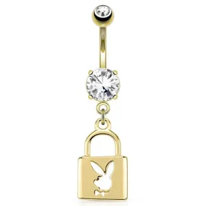 Playboy Bunny Locket Belly Ring