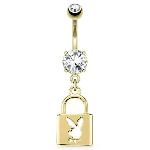 Playboy Bunny Locket Belly Ring