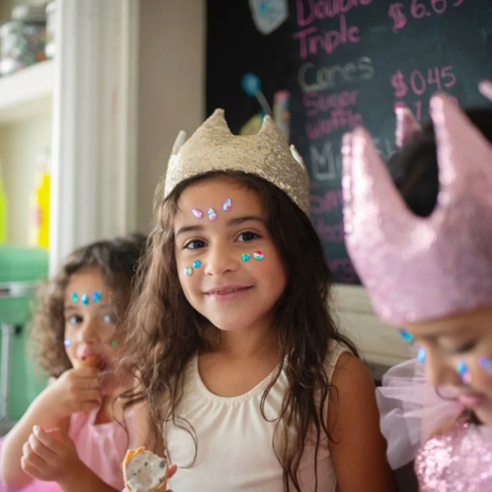 Precious Gold Sequin Crown