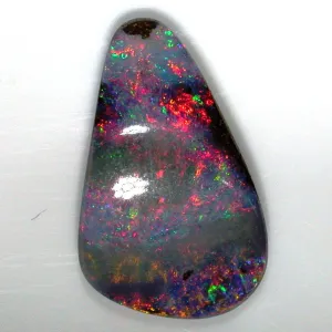 Red multi coloured Solid Boulder Opal