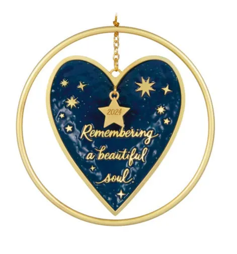 Remembering a Beautiful Soul 2024 Metal Ornament